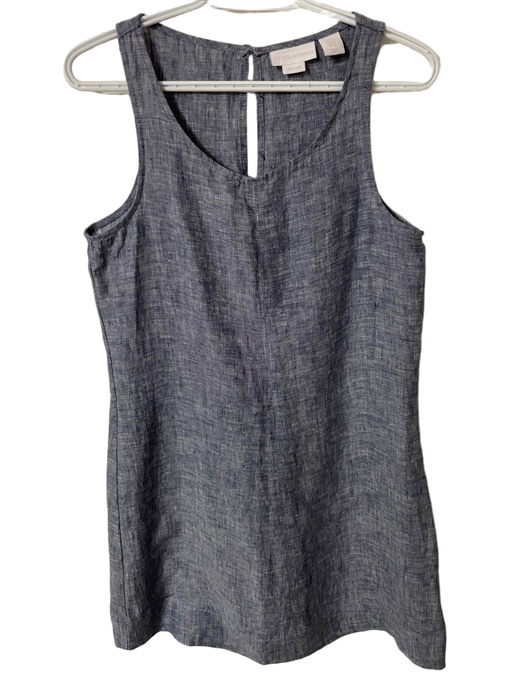 Rachel Ashwell Light Blue Linen Dress Size XS